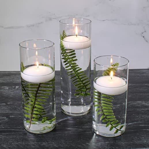 Richland® 3" Floating Candles White Unscented Set of 72 - Image 7