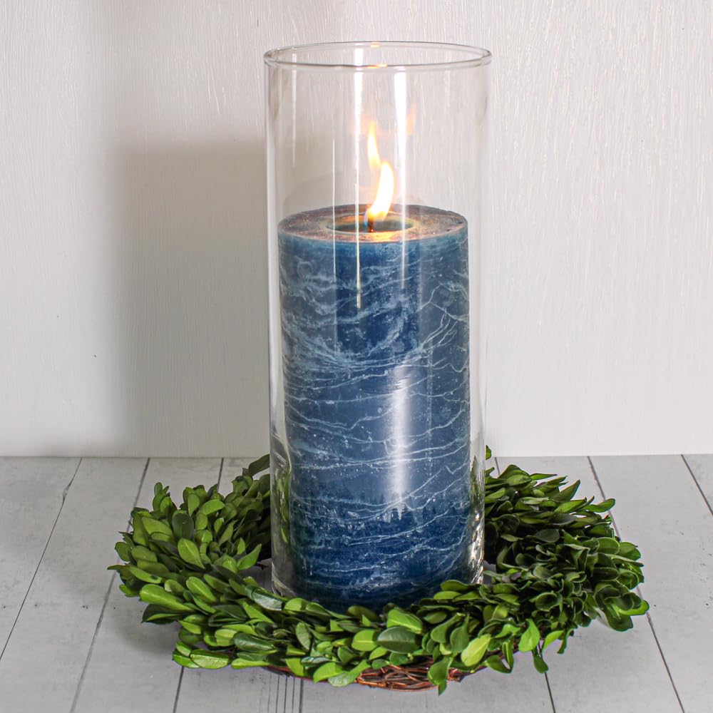 Richland Preserved Boxwood Wreath 8” Home Wedding Seasonal Decor Set of 12 - Image 4