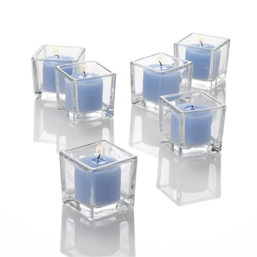 Richland® Votive Candles Light Blue Ocean Breeze Scented 10 Hour Burn Set of 288 - Image 3