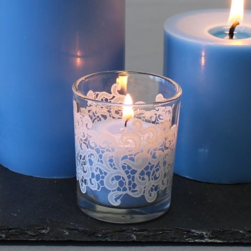 Richland® Votive Candles Light Blue Ocean Breeze Scented 10 Hour Burn Set of 288 - Image 5