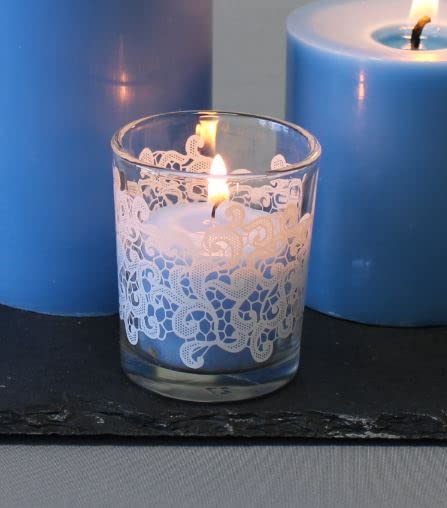 Richland® Votive Candles Light Blue Unscented 10 Hour Burn Set of 144 - Image 5
