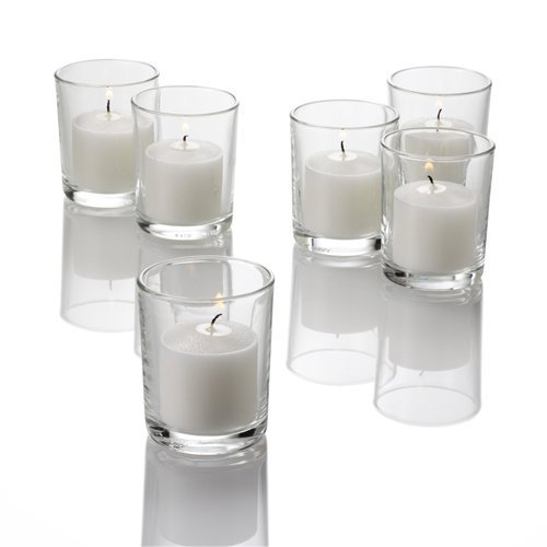 Richland® Votive Candles White Fresh Laundry Scented 10 Hour Burn Set of 72 - Image 4